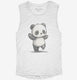 Cute Playful Panda  Womens Muscle Tank