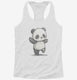 Cute Playful Panda  Womens Racerback Tank