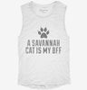 Cute Savannah Cat Breed Womens Muscle Tank 2a595fc0-d7be-422a-a8e1-95aa0ccbd4b1 666x695.jpg?v=1700734814