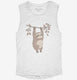 Cute Sloth  Womens Muscle Tank