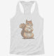 Cute Squirrel  Womens Racerback Tank