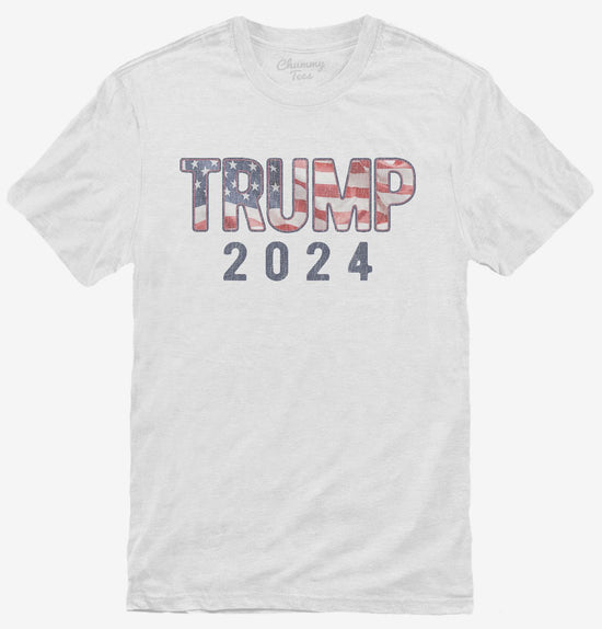 Donald Trump 2024 Vintage American Flag T-Shirt