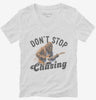 Dont Stop Chasing Funny Bigfoot Sasquatch Womens Vneck Shirt 666x695.jpg?v=1706833858