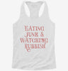 Eating Junk And Watching Rubbish Womens Racerback Tank 666x695.jpg?v=1729149028