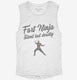Fart Ninja Silent But Deadly white Womens Muscle Tank