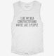 Funny Boa Constrictor Owner white Womens Muscle Tank