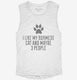 Funny Burmese Cat Breed white Womens Muscle Tank