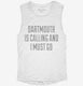 Funny Dartmouth Vacation white Womens Muscle Tank