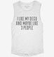 Funny Degu Pet Owner white Womens Muscle Tank