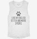 Funny English Setter white Womens Muscle Tank