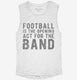 Funny Marching Band white Womens Muscle Tank