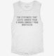 Funny Mortuary white Womens Muscle Tank