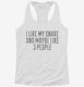 Funny Snake Owner white Womens Racerback Tank