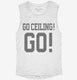Go Ceiling Go Funny Ceiling Fan white Womens Muscle Tank