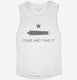 Gonzales Come And Take It Cannon white Womens Muscle Tank