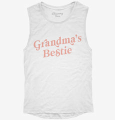 Grandma's Bestie Womens Muscle Tank