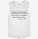 Gun Rights Benjamin Franklin Quote white Womens Muscle Tank