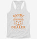 Halloween Candy Dealer  Womens Racerback Tank