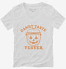 Halloween Candy Taste Tester Womens Vneck Shirt 666x695.jpg?v=1729145334