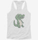 Happy Crocodile  Womens Racerback Tank