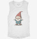 Happy Gnome  Womens Muscle Tank