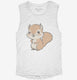 Happy Little Squirrel  Womens Muscle Tank