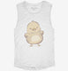 Happy Yellow Duckling  Womens Muscle Tank