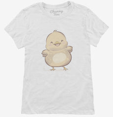 Happy Yellow Duckling Womens T-Shirt