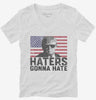 Haters Gonna Hate Funny Donald Trump Womens Vneck Shirt 666x695.jpg?v=1706791743