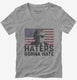 Haters Gonna Hate Funny Donald Trump  Womens V-Neck Tee