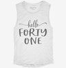 Hello Forty One 41st Birthday Gift Hello 41 Womens Muscle Tank 7d24cdc5-e7c1-41d7-9242-17d07fbe319f 666x695.jpg?v=1700724152