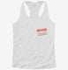 Hello My Name Is Trouble  Womens Racerback Tank