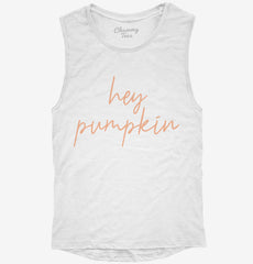 Hey Pumpkin Womens Muscle Tank