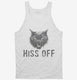 Hiss Off Funny Angry Hissing Aggressive Cat  Tank