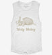 Holy Moley white Womens Muscle Tank