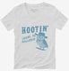 Hootin Leads to Hollerin  Womens V-Neck Tee