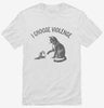 I Choose Violence Funny Cat Shirt 666x695.jpg?v=1733648215