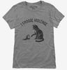 I Choose Violence Funny Cat Womens