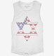 I Support Israel white Womens Muscle Tank