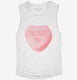 I Tolerate You white Womens Muscle Tank