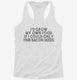 I'd Grow My Own Food If I Could Find Bacon Seeds white Womens Racerback Tank