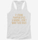 If Loving Pumpkin Spice Is Wrong Funny white Womens Racerback Tank