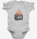 I'm Fine Funny Dumpster Fire  Infant Bodysuit