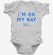 I'm On My Way Turtle  Infant Bodysuit