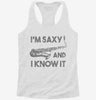 Im Saxy And I Know It Funny Saxophone Womens Racerback Tank 4cd180bc-4d5f-41dd-afac-7b18b72cf830 