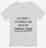 Im Sorry I Offended You With My Common Sense Womens Vneck Shirt 666x695.jpg?v=1706801731