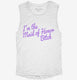 I'm The Maid Of Honor Bitch white Womens Muscle Tank