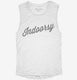 Indoorsy white Womens Muscle Tank
