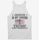 Jesus Is My Savior Trump Is My President American Flag  Tank