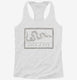 Join Or Die white Womens Racerback Tank